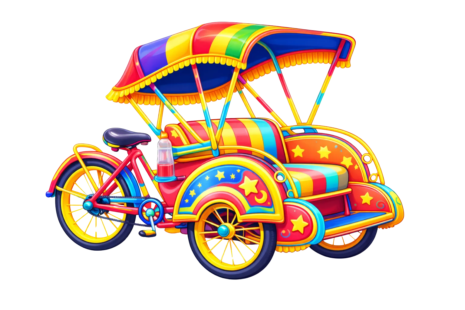 Wahana Becak Rainbow